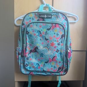 Lone Cone Kids Backpack - Colorful Unicorn Design